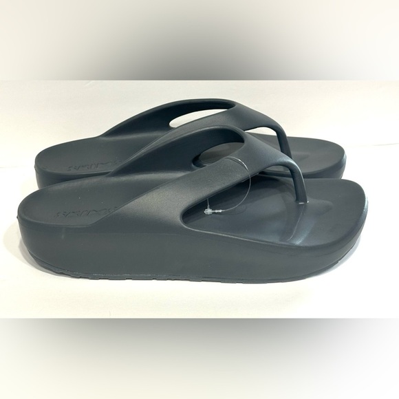 SKIMS Molded Sandal Flip Flop Platform Gunmetal Grey Women's Size 41/10, NWoT - Picture 13 of 16
